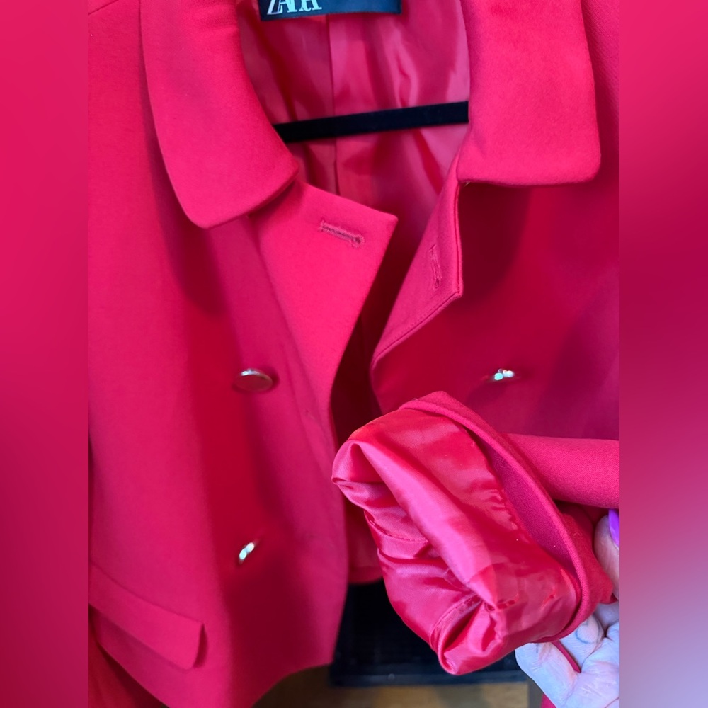 Zara Bold Red Blazer